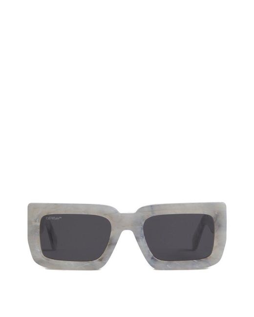 Off-White c/o Virgil Abloh Virgil Square Frame Sunglasses in Gray for Men