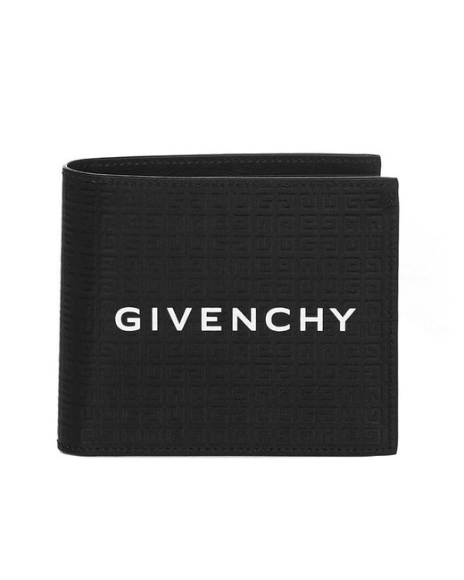 Givenchy 4g Motif Leather Bifold Wallet in Black for Men Lyst Canada