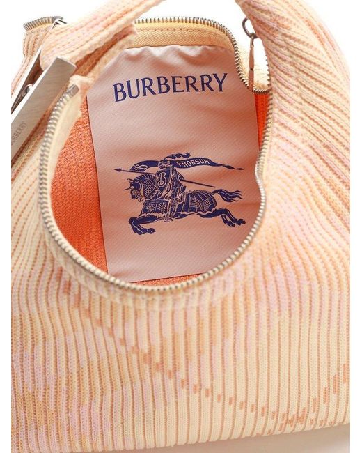 Burberry Natural Peg Duffle Mini Tote Bag