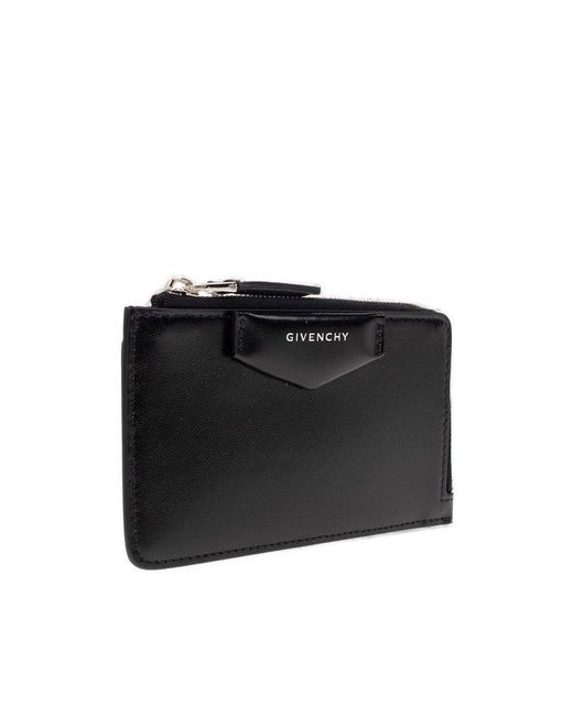 Givenchy Black Antigona Zipped Card Holder