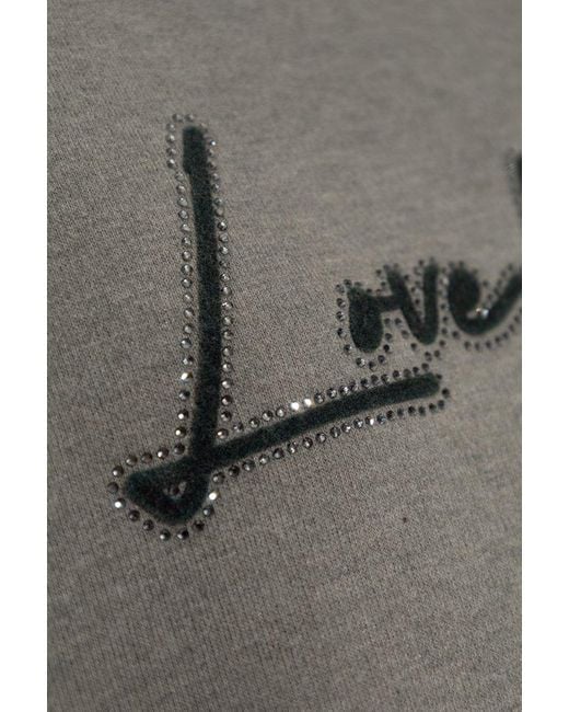 Zadig & Voltaire Gray Hoodie Mia