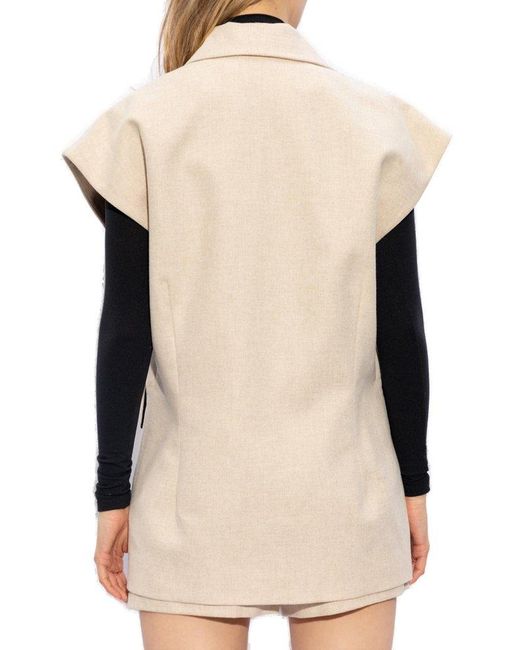 IRO Natural 'annelie' Oversize Vest,