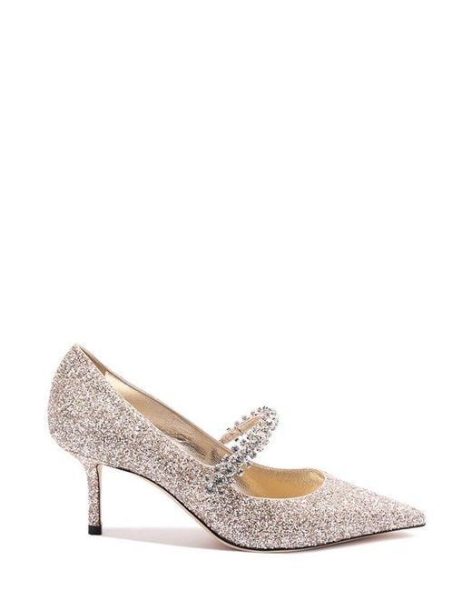 Jimmy Choo Pink 65 Bing Pumps