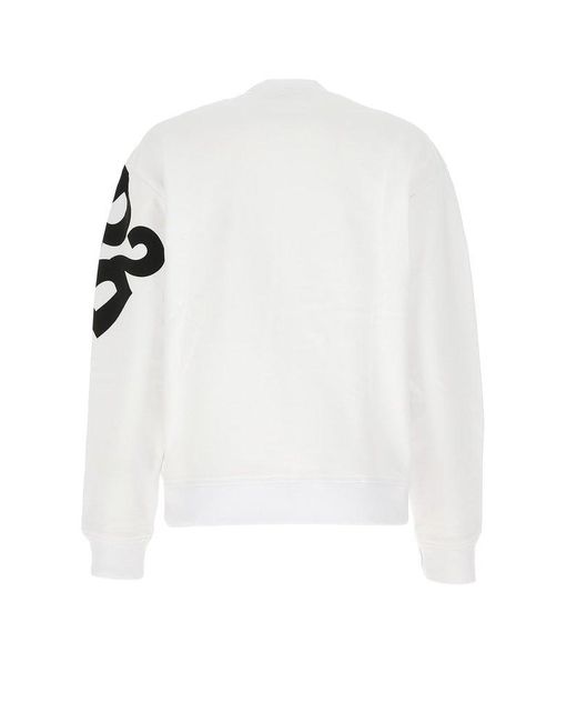 DSquared² Black Mirrored Logo Printed Sweatshirt