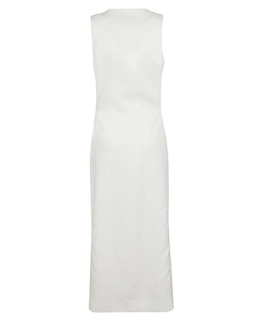 Max Mara White Aureo Dress
