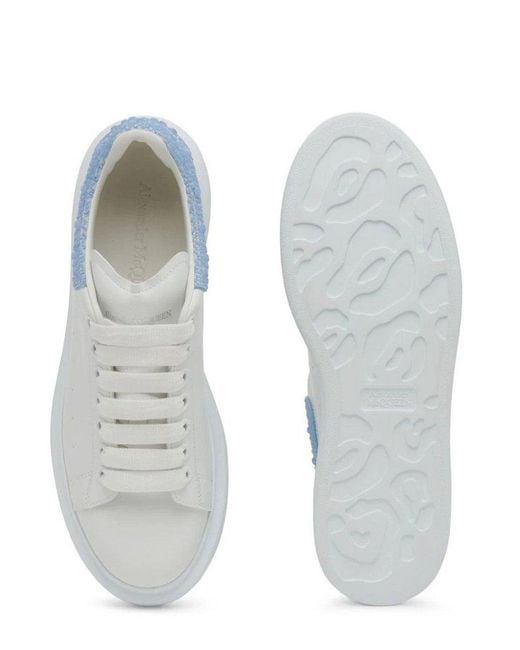 Alexander McQueen White Low-top Lace-up Sneakers