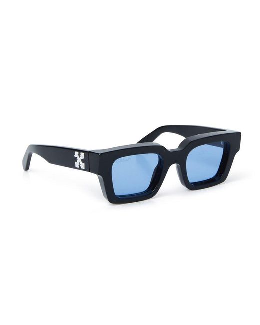 Off-White c/o Virgil Abloh Virgil Square Frame Sunglasses in Blue