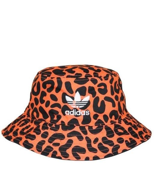 Adidas Originals Multicolor X Rich Mnisi Animal Print Reversible Bucket Hat