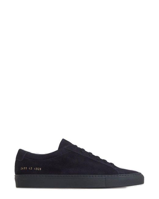 Common Projects Black Achilles Lace-up Sneakers for men