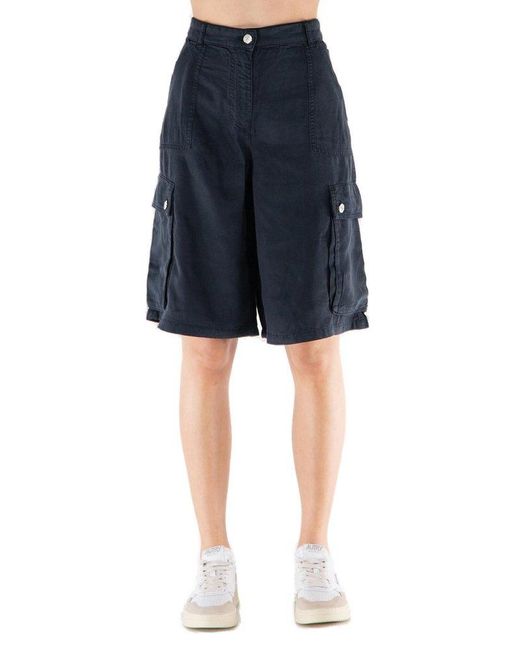 Moschino Blue Jeans Wide-leg Cargo Shorts