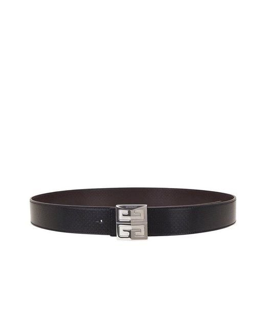 Givenchy Black 4G Reversible Belt for men