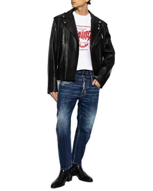 DSquared² Blue Bro Distressed Jeans for men