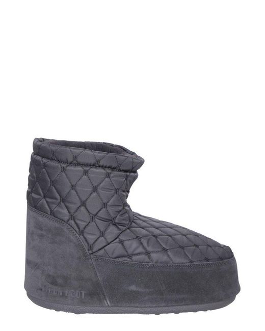 Moon Boot Purple Icon Low Quilted Slip-on Boots