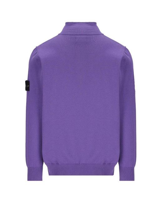 Stone Island Purple Jerseys for men