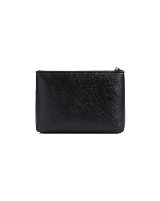 Givenchy Black Voyou Zip-up Pouch