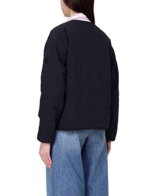 Save The Duck Blue Loop Buttoned Jacket