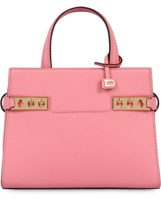 Delvaux Pink Tempete Handbag Tote