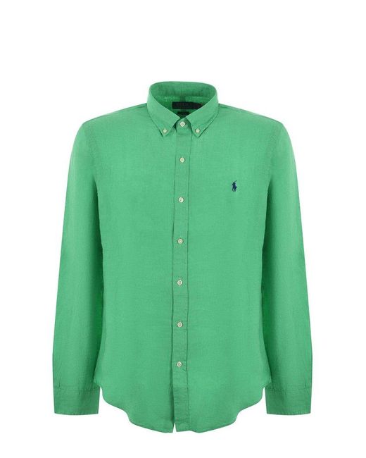 Polo Ralph Lauren Green Shirts for men
