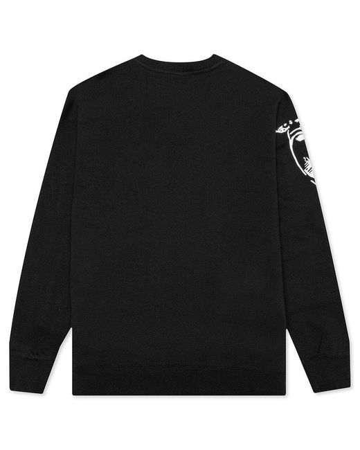PUMA Black X Joshua Vides Graphic Printed Crewnesk Sweatshirt for men