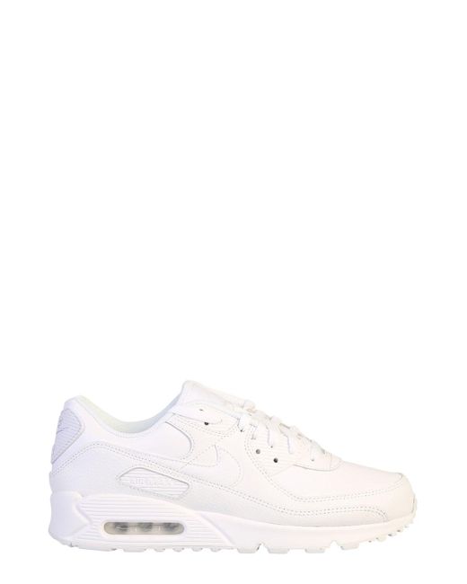 Nike Leather Air Max 90 Ltr Lace-up Sneakers in White for Men - Lyst