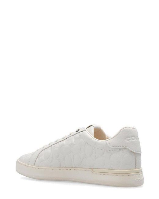 Men's coach hotsell white sneakers