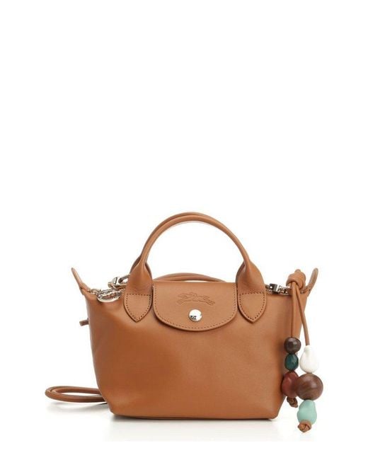 Longchamp Brown Le Pliage Xtra Xs Handbag