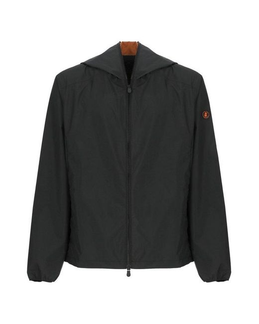 Save The Duck Black Zayn Hooded Jacket for men