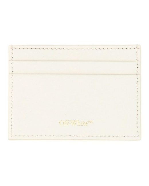 Off-White c/o Virgil Abloh White Jitney Simple Leather Cardholder