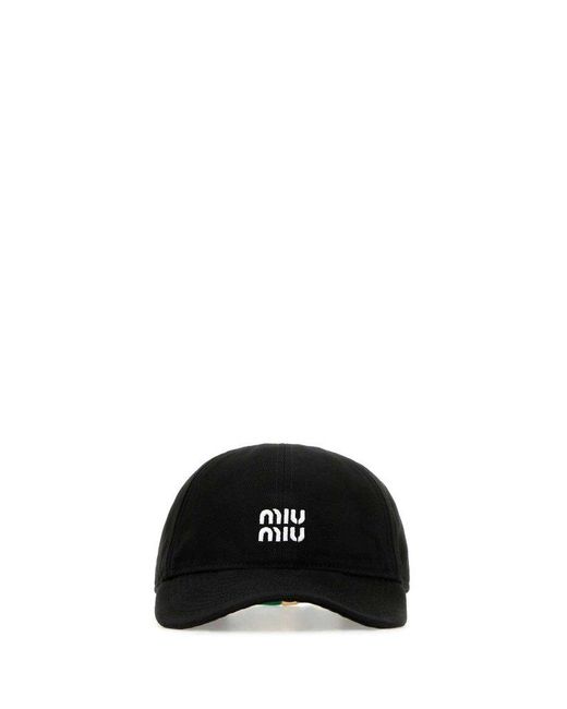 Miu Miu Hats And Headbands in Black | Lyst