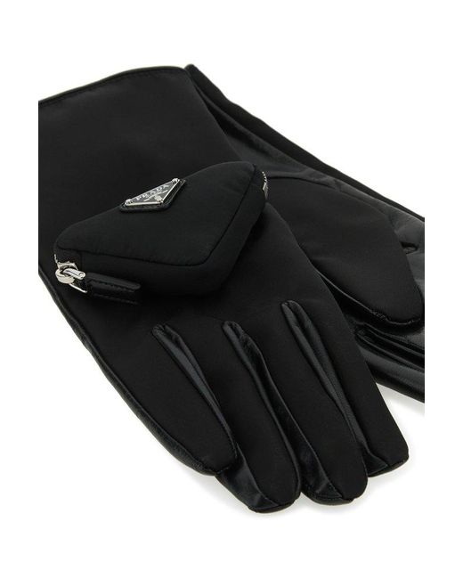 Prada Black Gloves for men