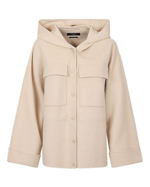 Weekend by Maxmara Natural Relaxed Fit Hooded Parka
