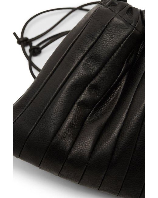 Marsèll Black Drawstring Clutch Bags