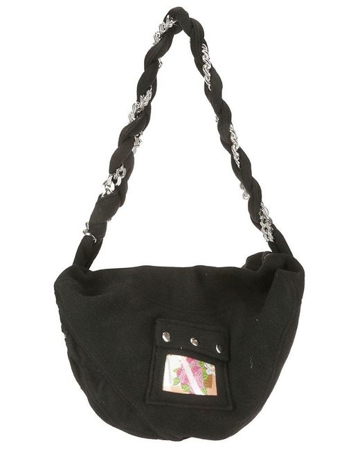 Chopova Lowena Black Stud Embellished Tote Bag