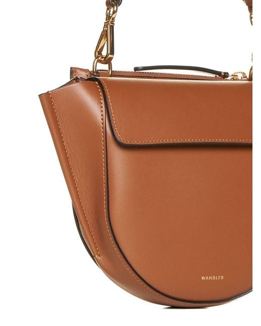 Wandler Brown Hortensia Mini Tote Bag