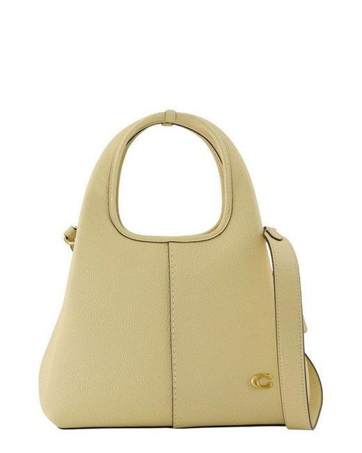 COACH Metallic Lana 23 Logo Plaque Shoulder Bag