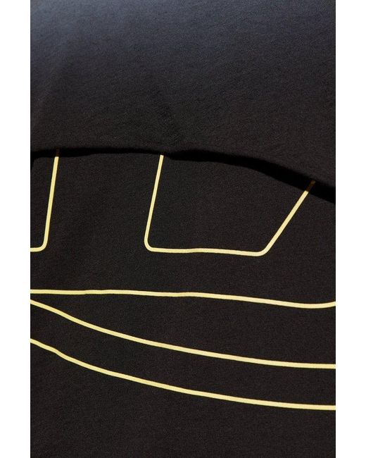 【DIESEL】t-besh-cut DIESEL Long Sleeve T-shirt T-besh-cut, in Black for Men