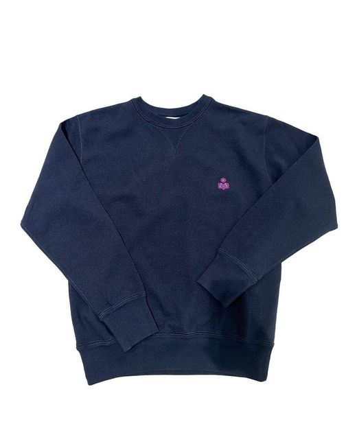 Isabel Marant Blue Mike Crewneck Sweatshirt for men