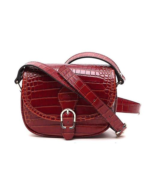 Longchamp Red 1980 Xs Crossbody Bag