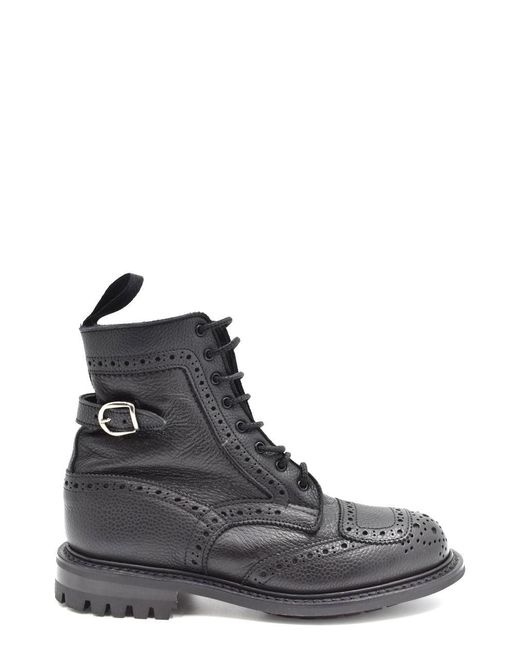 trickers army boots