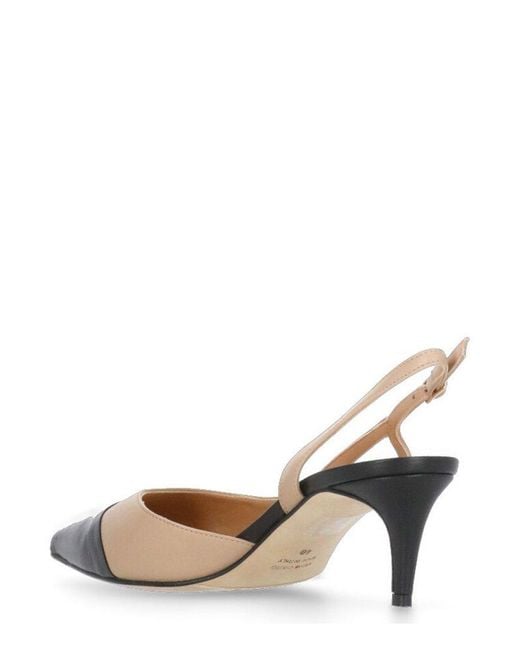 The Seller Multicolor Two-Toned Slingback Pumps