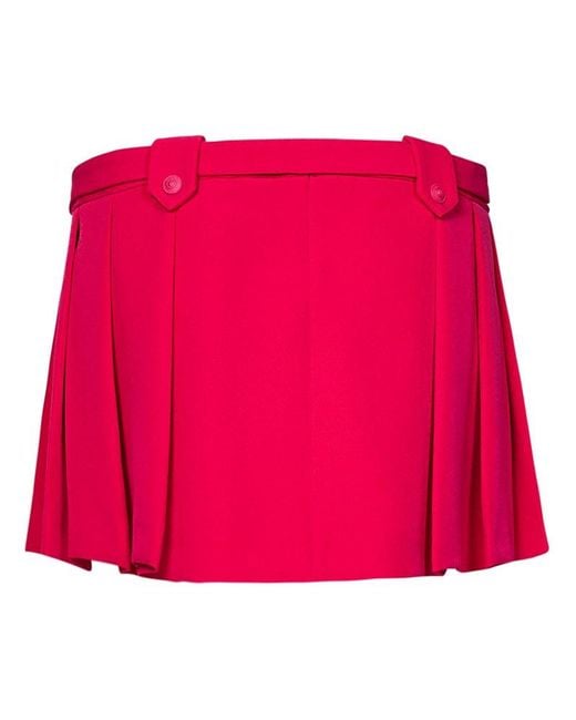 Versace Red Skirt
