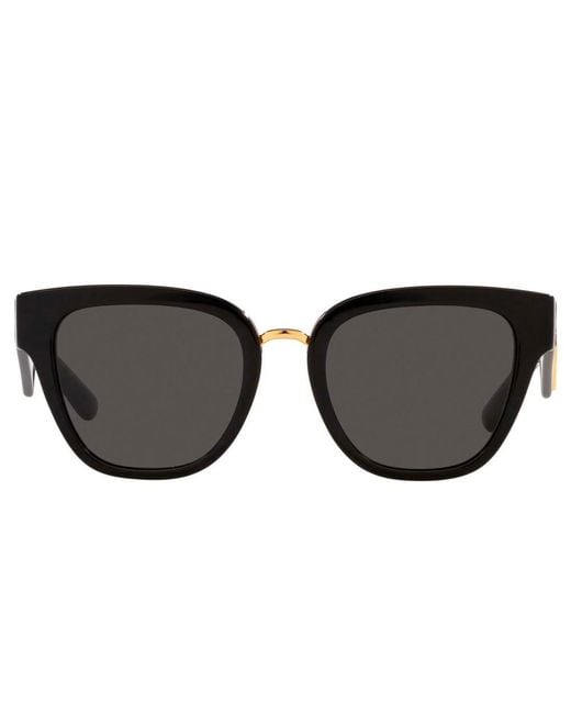 Dolce & Gabbana Black Cat-eye Sunglasses
