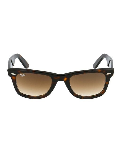 Ray-Ban Brown Square Frame Sunglasses