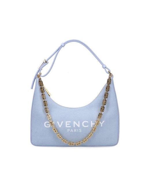 Givenchy 'Moon Cut Out' Small Shoulder Bag In Blue | Lyst