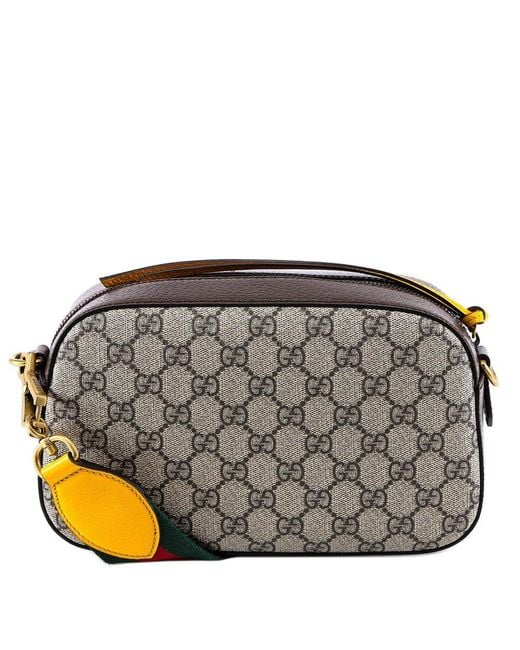 Gucci Neo Vintage GG Supreme Messenger Bag in Metallic Lyst