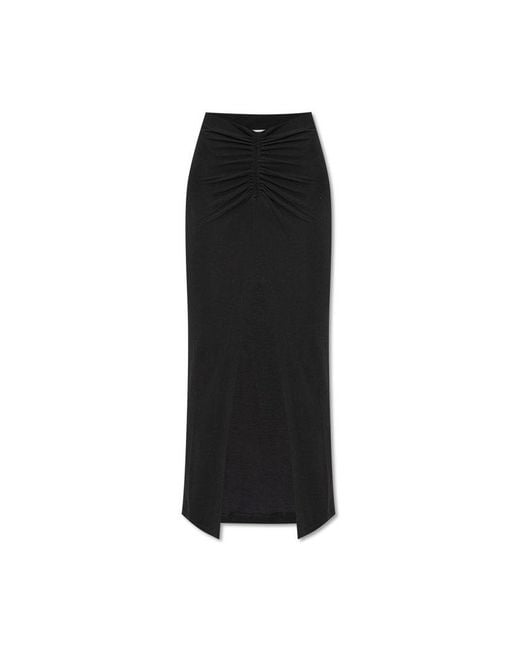 IRO Black Pleated Skirt 'Rokaya'
