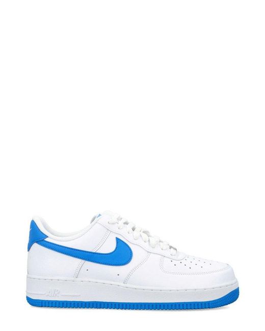 Nike Blue Air Force 1 Low '07 Lace-up Ssneakers