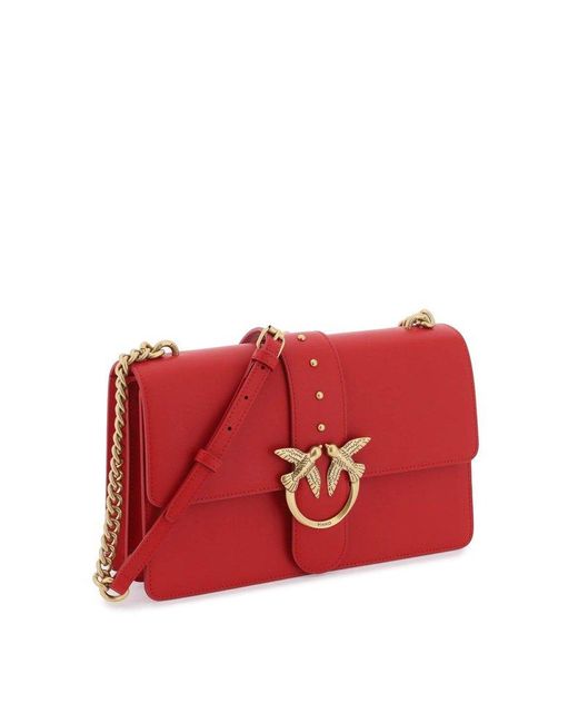 Pinko Red 'classic Love Icon Simply' Bag