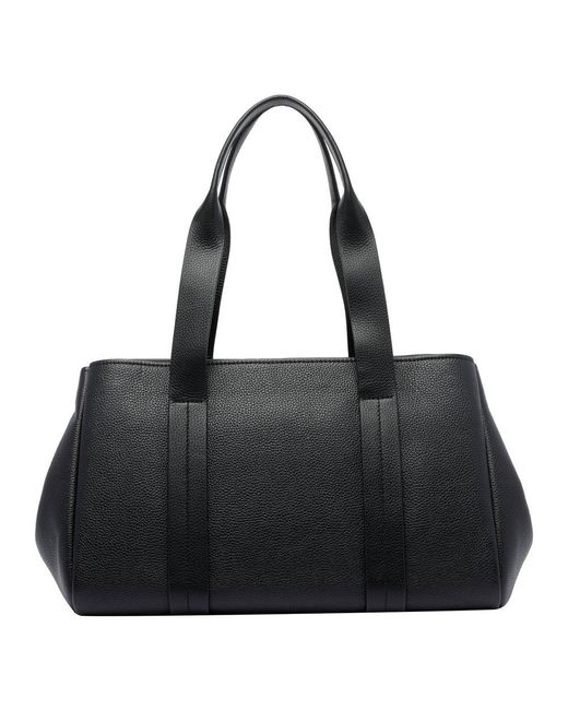 MICHAEL Michael Kors Black Romee Large Pebbled Tote Bag