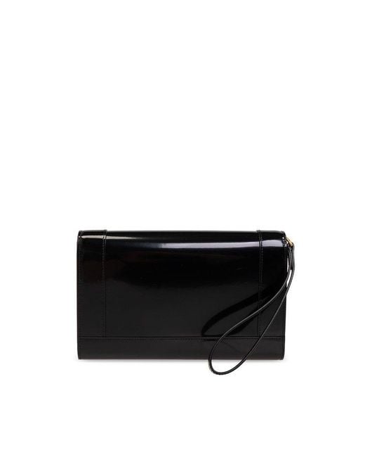 Saint Laurent Black 'cassandre' Handbag,